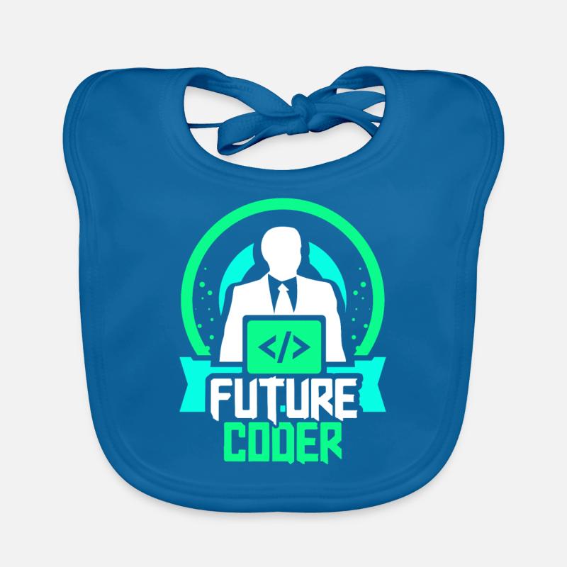 Code du programmeur de codage du futur codeur Bavoir bio Bébé