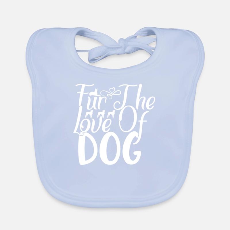 Pour l’amour du chien Bavoir bio Bébé