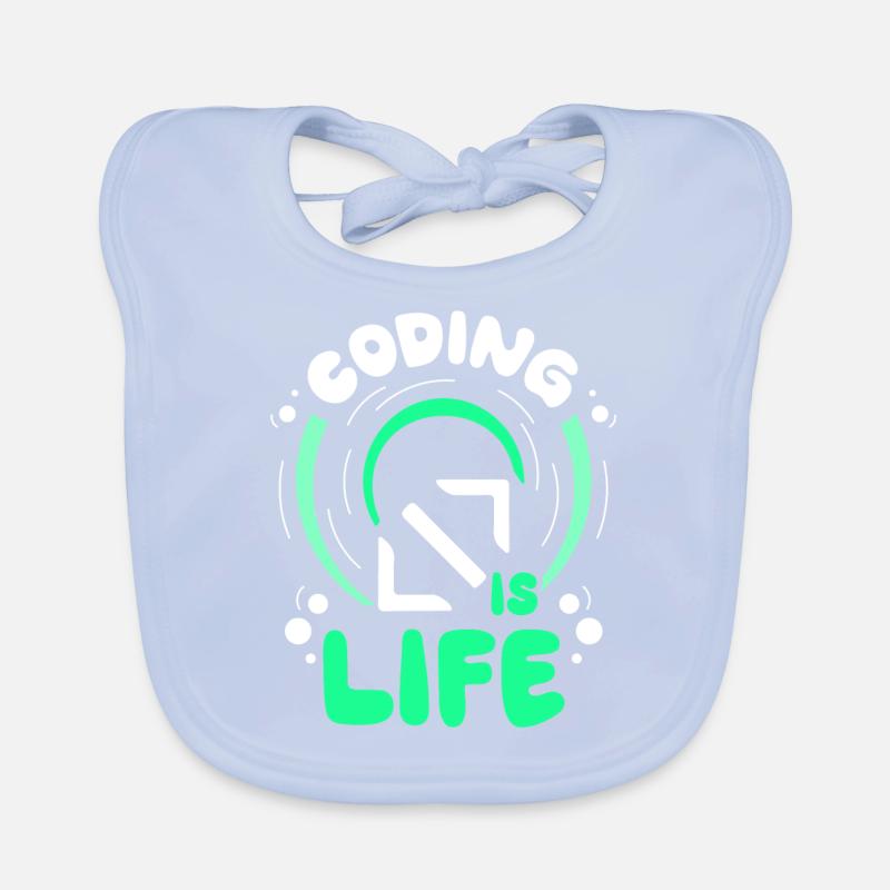 Le codage est un programmeur de codeur de vie Bavoir bio Bébé