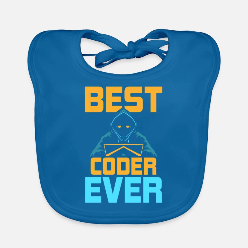 Best Programmer Ever Coder Code Coding Organic Baby Bibs
