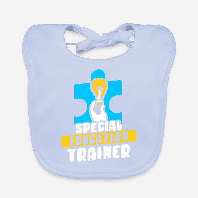 Sonderpädagogik Trainer Lehrer Sonderpädagoge Baby Bio-Lätzchen