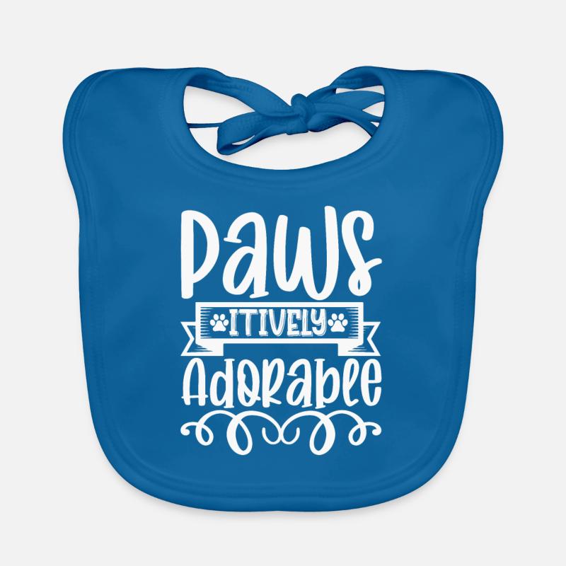 Pawsitivement Admirable Bavoir bio Bébé