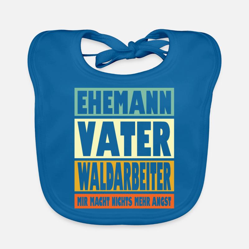 Waldarbeiter Vater Ehemann Held Baby Bio-Lätzchen