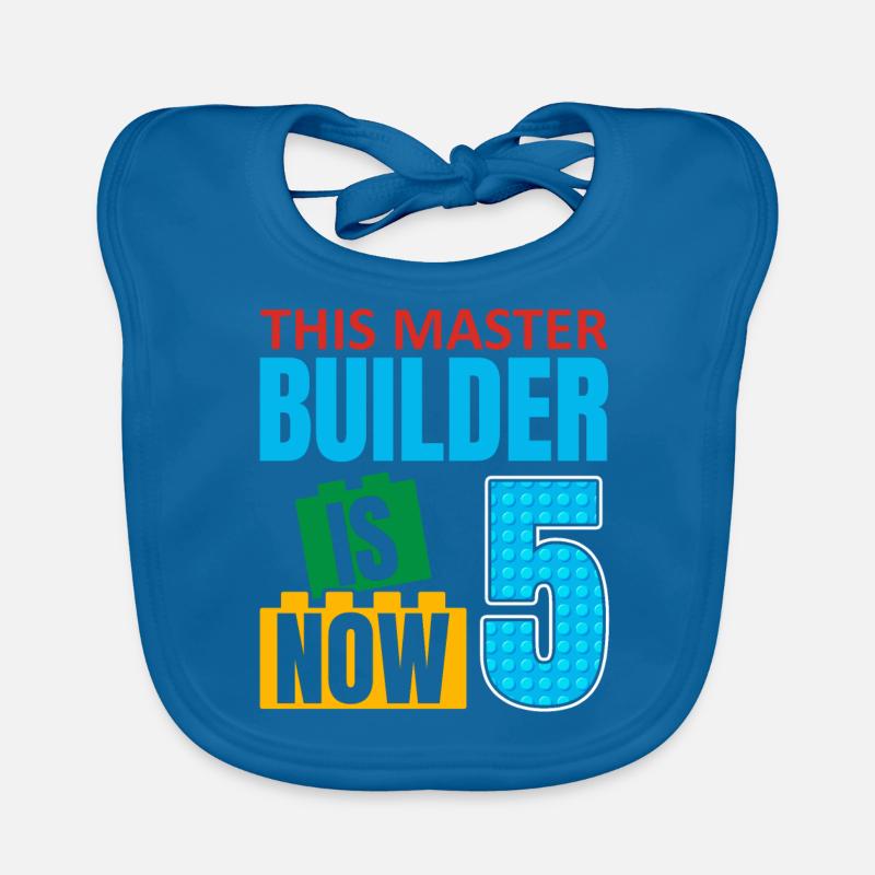 Ce constructeur a maintenant 5 ans, Toy Blocks 5ème Bavoir bio Bébé