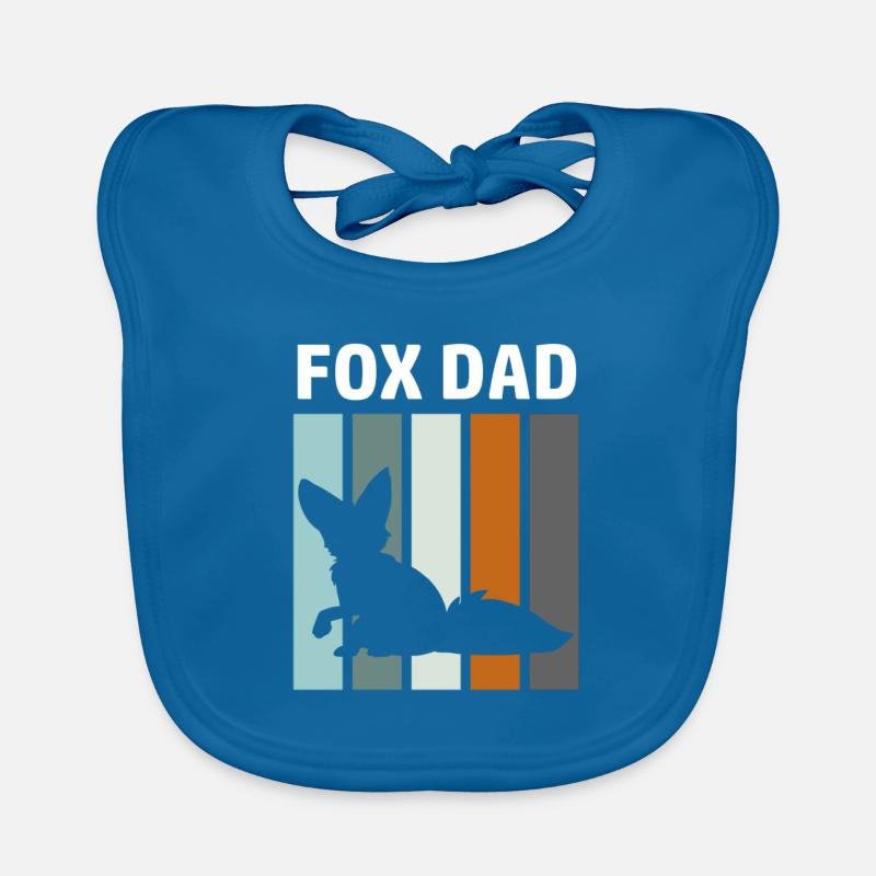 Fox Fox Owner Fox Dad Organic Baby Bibs
