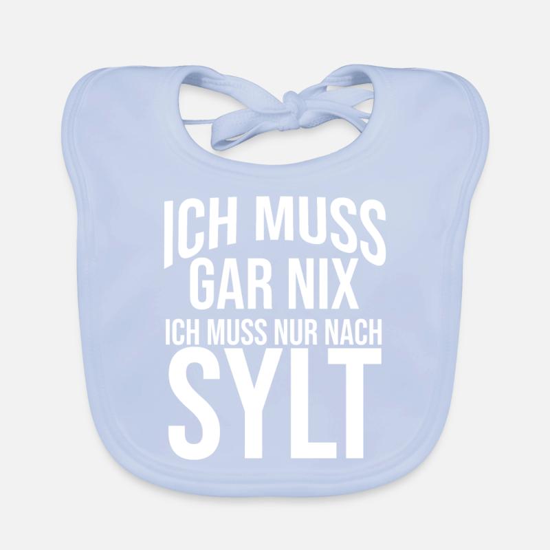 Nordsee Sylt Baby Bio-Lätzchen