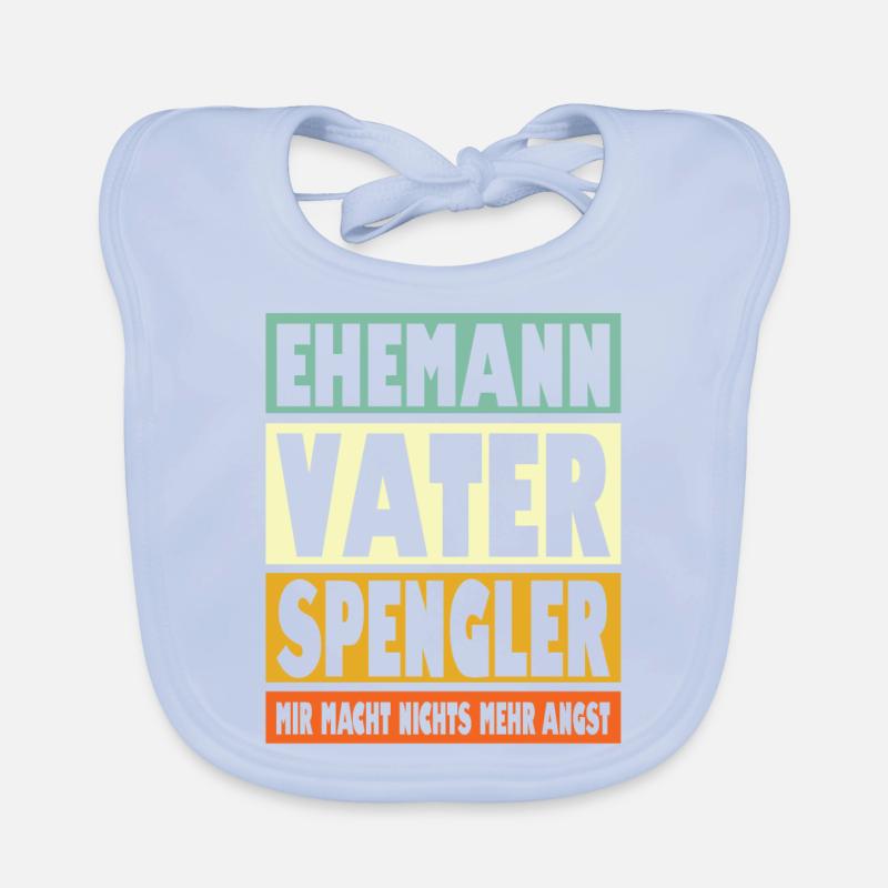 Spengler Vater Ehemann Held Baby Bio-Lätzchen