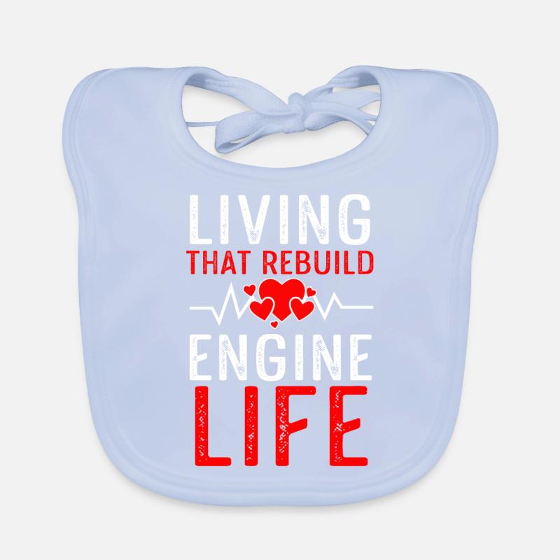 Open Heart Surgery Gift Organic Baby Bibs