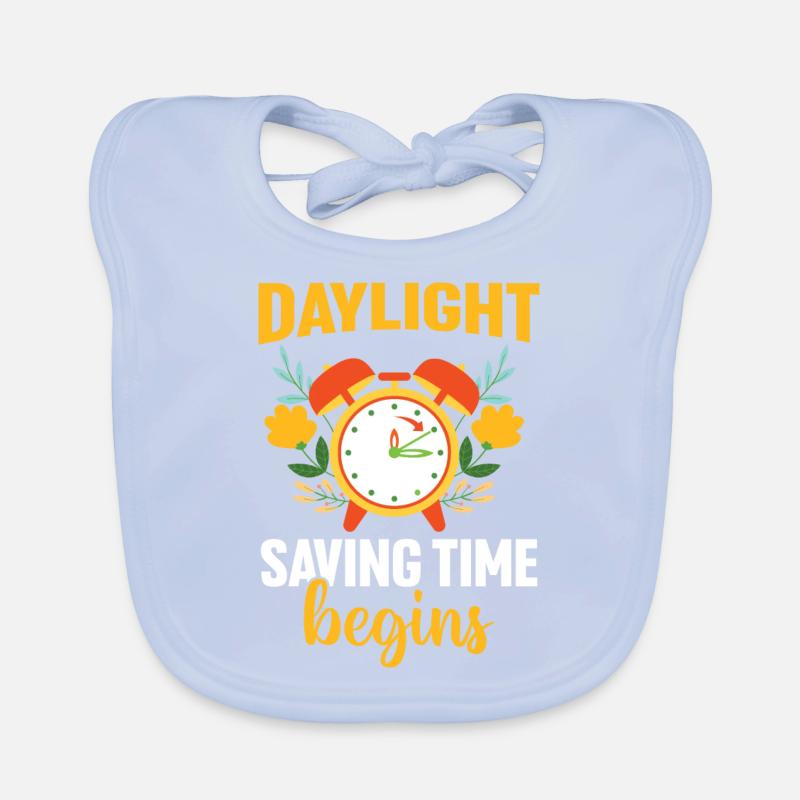 Daylight Saving Time Begins Baby Bio-Lätzchen