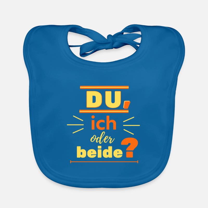 du, ich oder beide? Baby Bio-Lätzchen