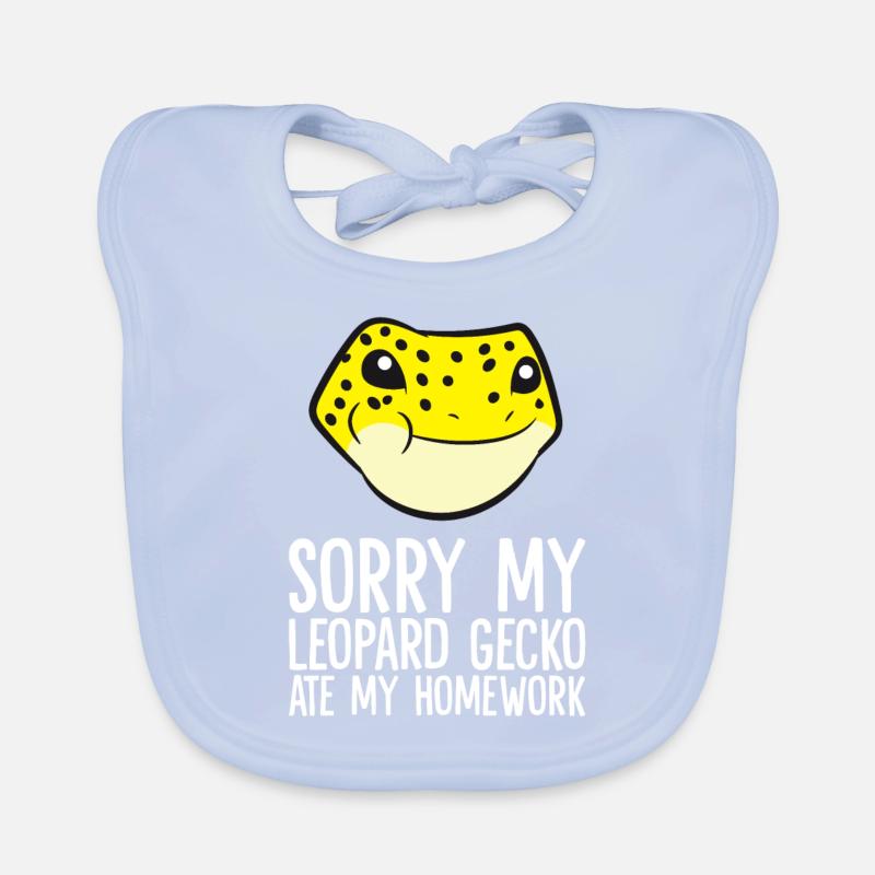Désolé, mon gecko léopard a mon Bavoir bio Bébé
