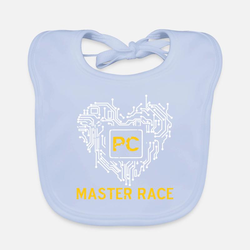 PC Master Race Retro Awesome PC Lover Designs Baby Bio-Lätzchen