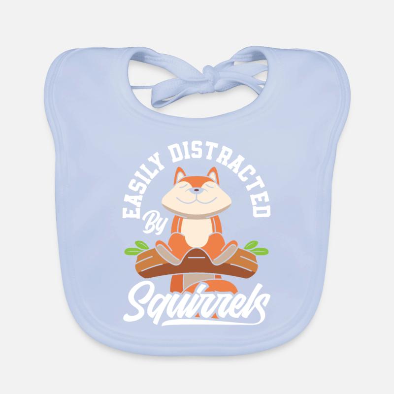 Eichhörnchen Baby Bio-Lätzchen