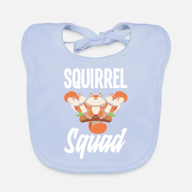 Eichhörnchen Baby Bio-Lätzchen