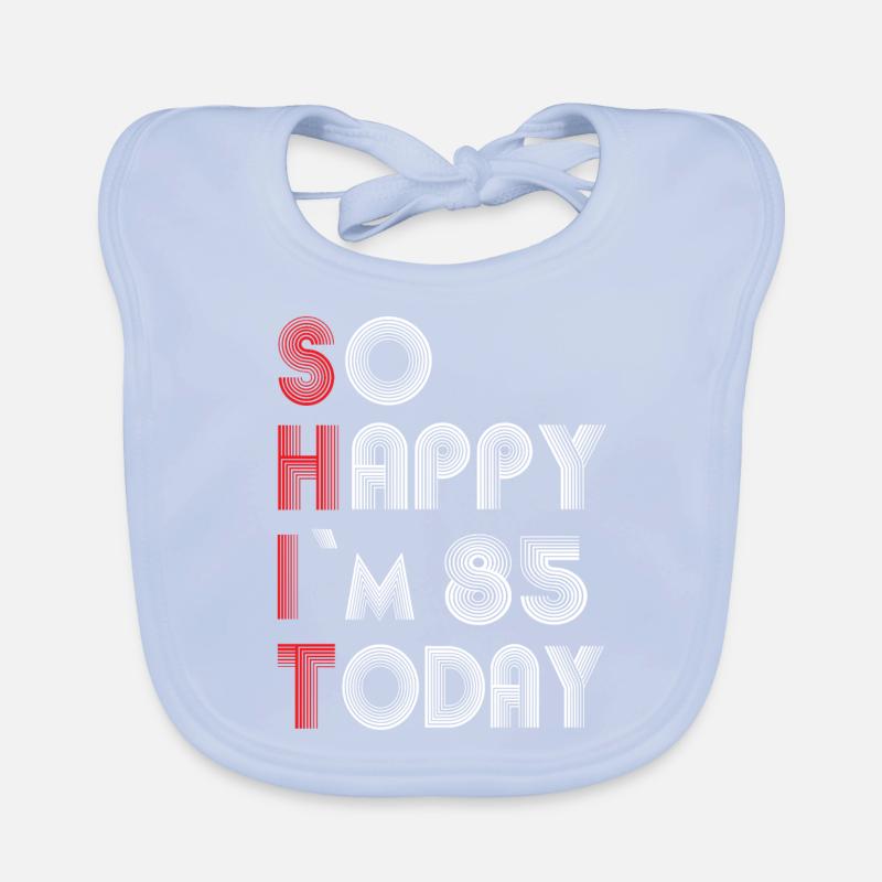 85th birthday Organic Baby Bibs