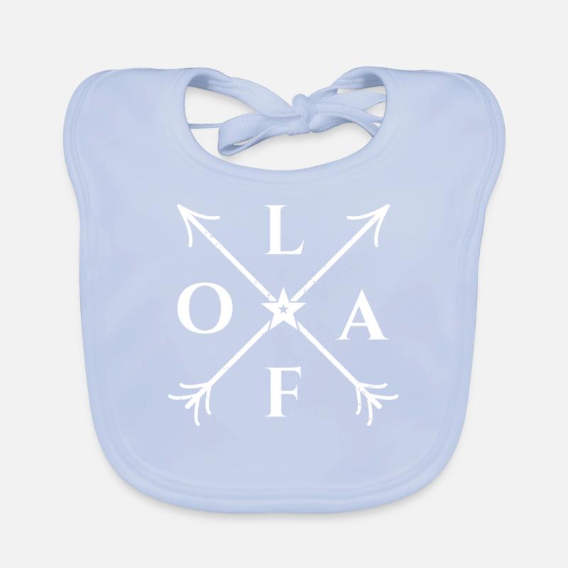 Olaf X- Form Motiv Olaf Geschenk Baby Bio-Lätzchen