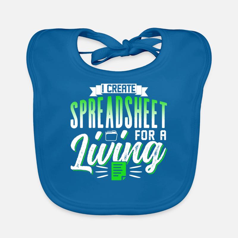 Ich Erstelle Beruflich Spreadsheets Spreadsheet Baby Bio-Lätzchen