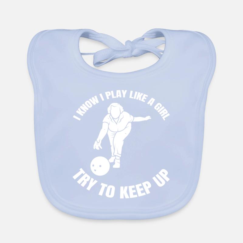 Bowling Bowler Bowling Cone Gift Bowling Ball Organic Baby Bibs
