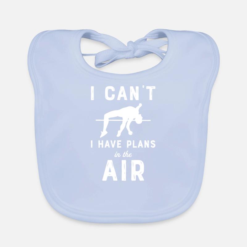 Pole vault High jump Athletics Decathlon Organic Baby Bibs