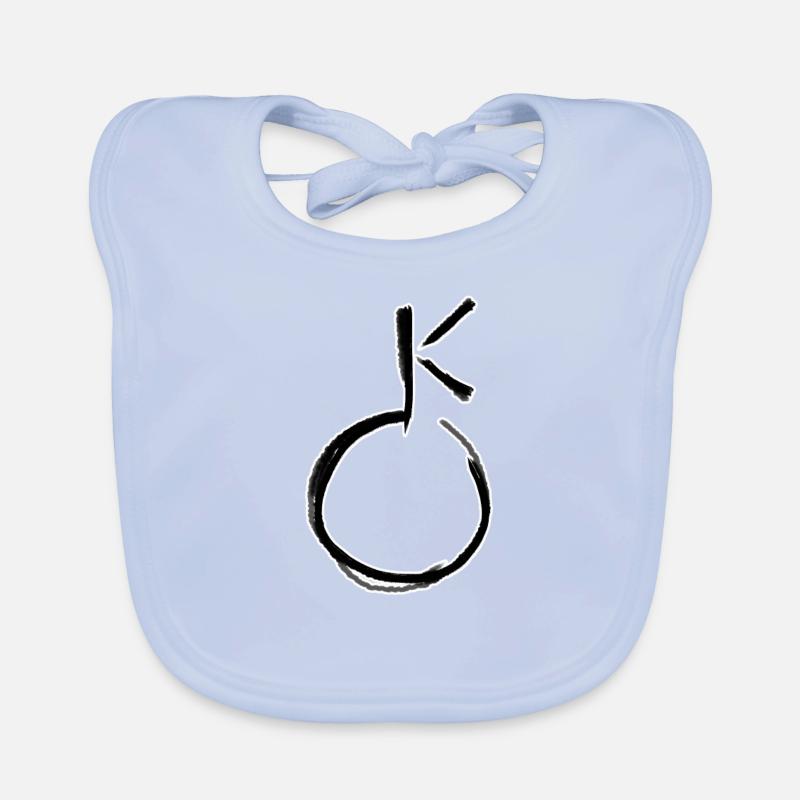 Astrologie Symbool Bio-slabbetje voor baby's