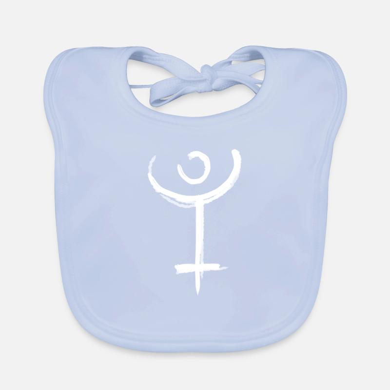 Pluto Astrologie Symbool Bio-slabbetje voor baby's