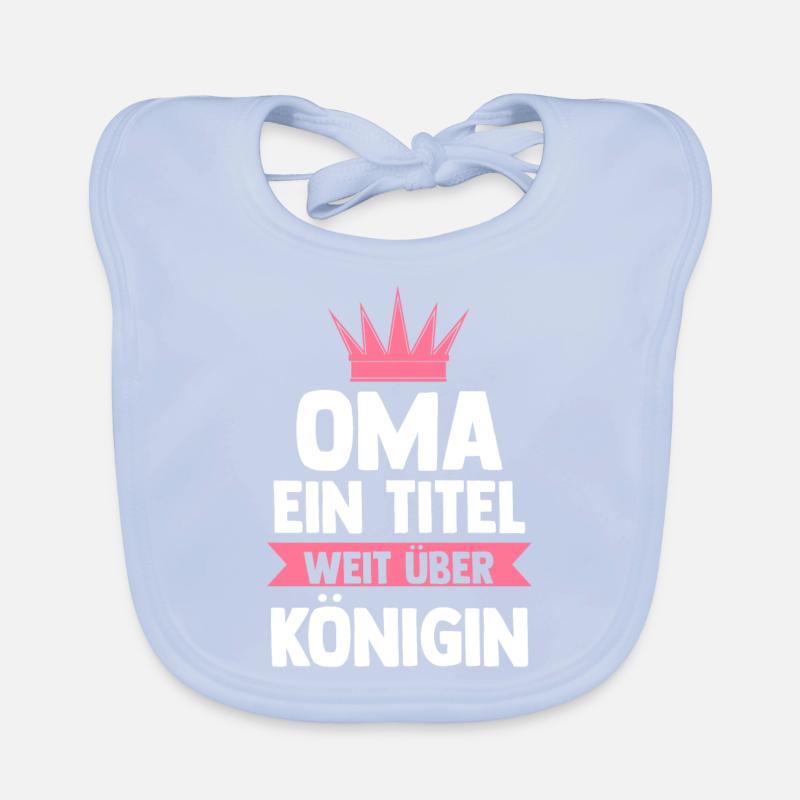 Großmutter Großmama Omi Oma Baby Bio-Lätzchen
