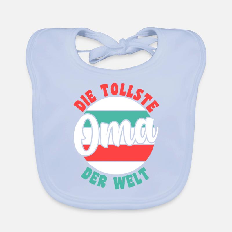 Großmutter Großmama Omi Oma Baby Bio-Lätzchen