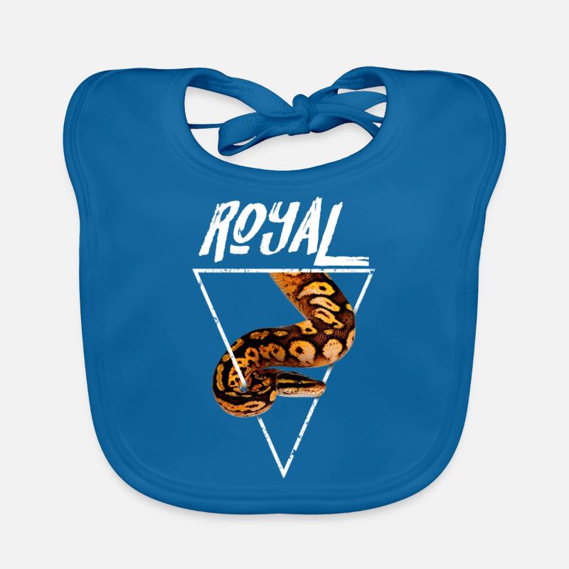 Royal Ball Python Propriétaire Bavoir bio Bébé