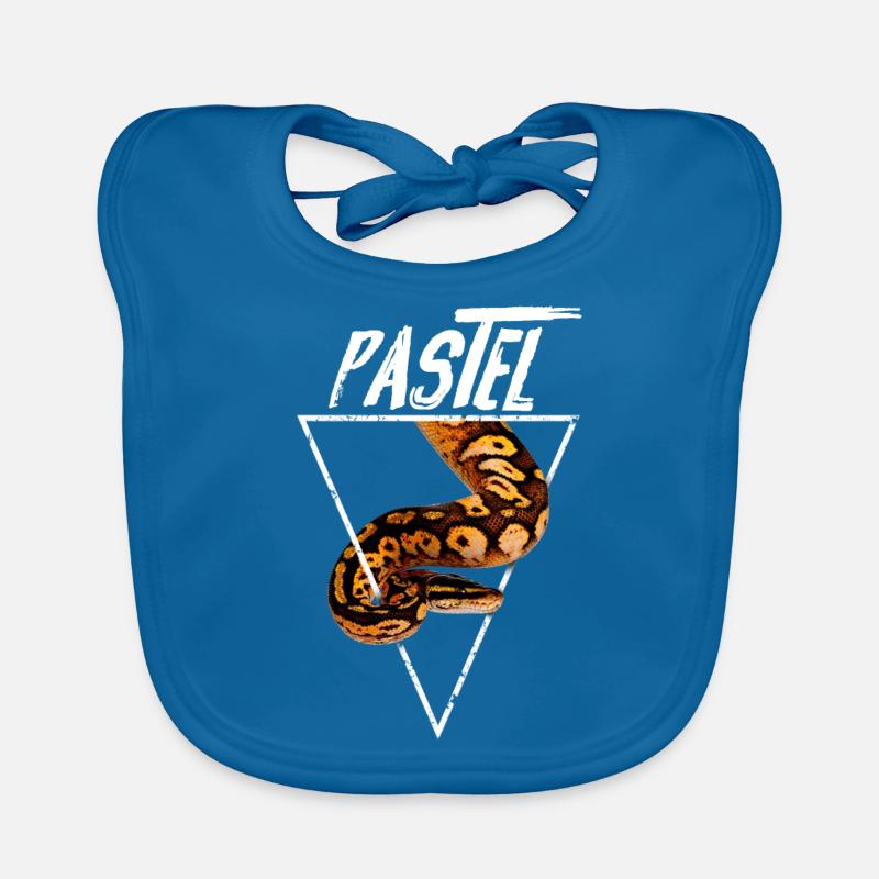 Pastel Ball Python Propriétaire Bavoir bio Bébé