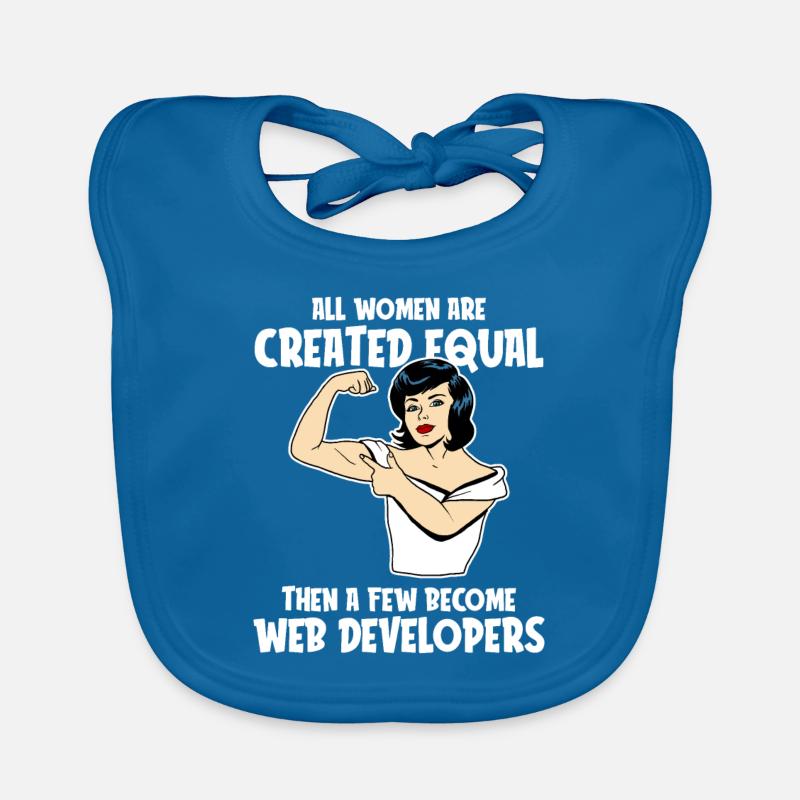 Développeur Web Développeur Web Développeur Web Bavoir bio Bébé