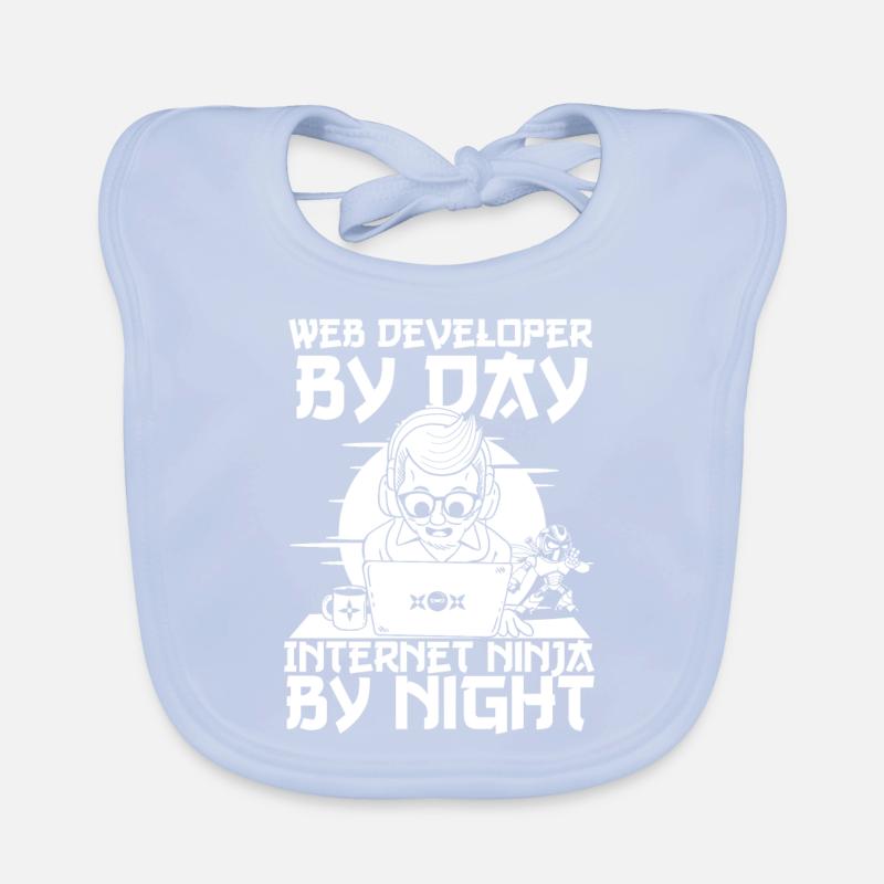 Web Entwickler Webdeveloper Web-Entwickler Baby Bio-Lätzchen