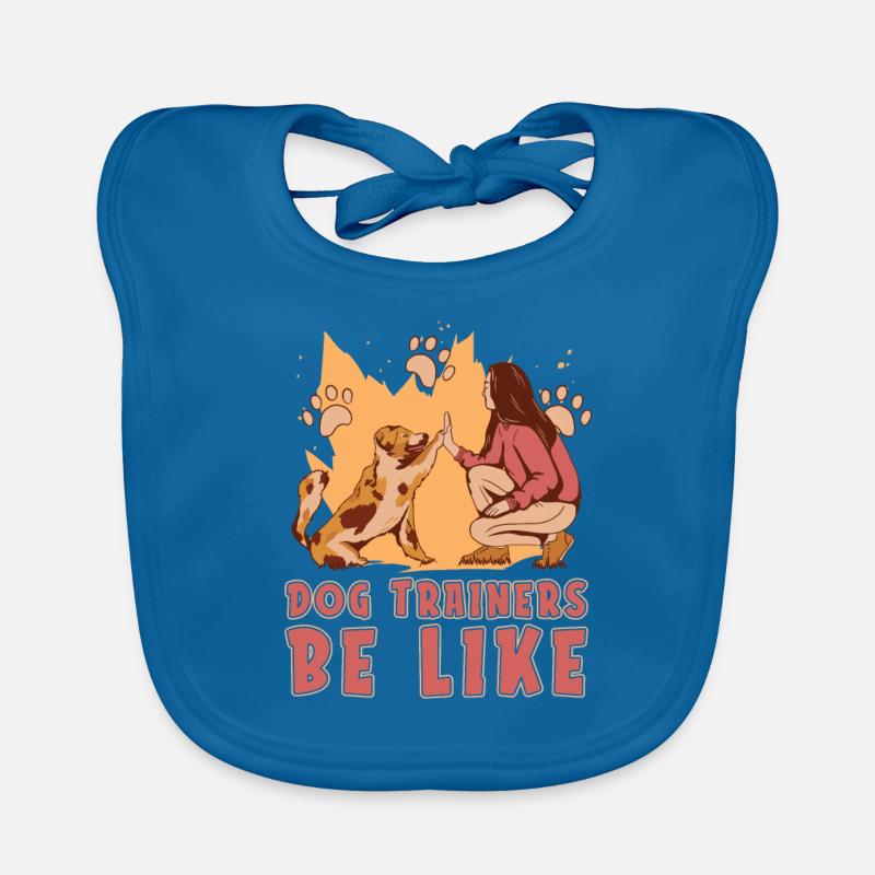 Dog Trainer Dog Trainer Organic Baby Bibs
