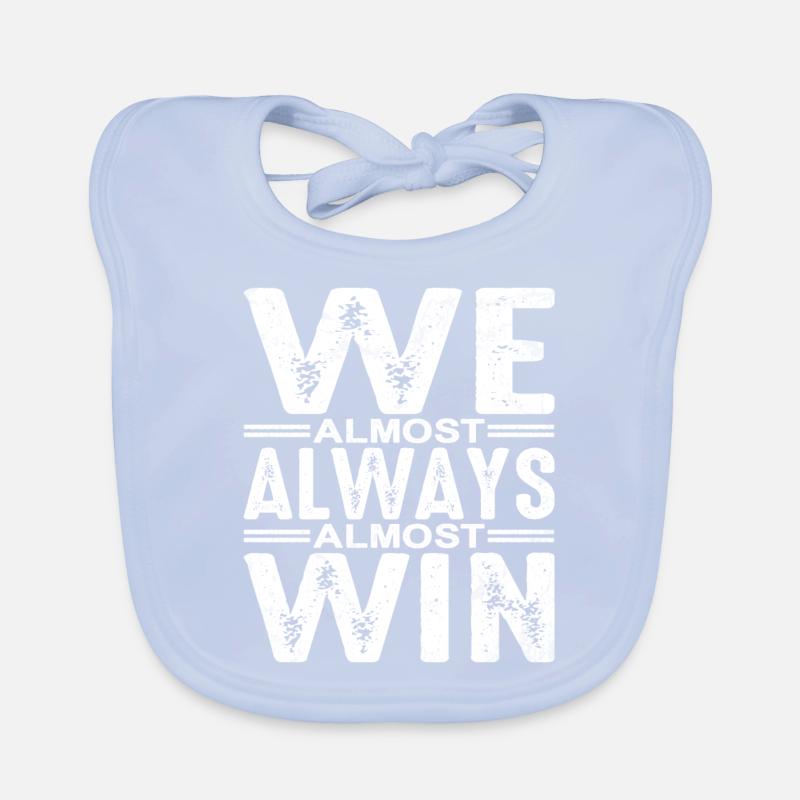 We Almost Always Almost Win 5 Organic Baby Bibs
