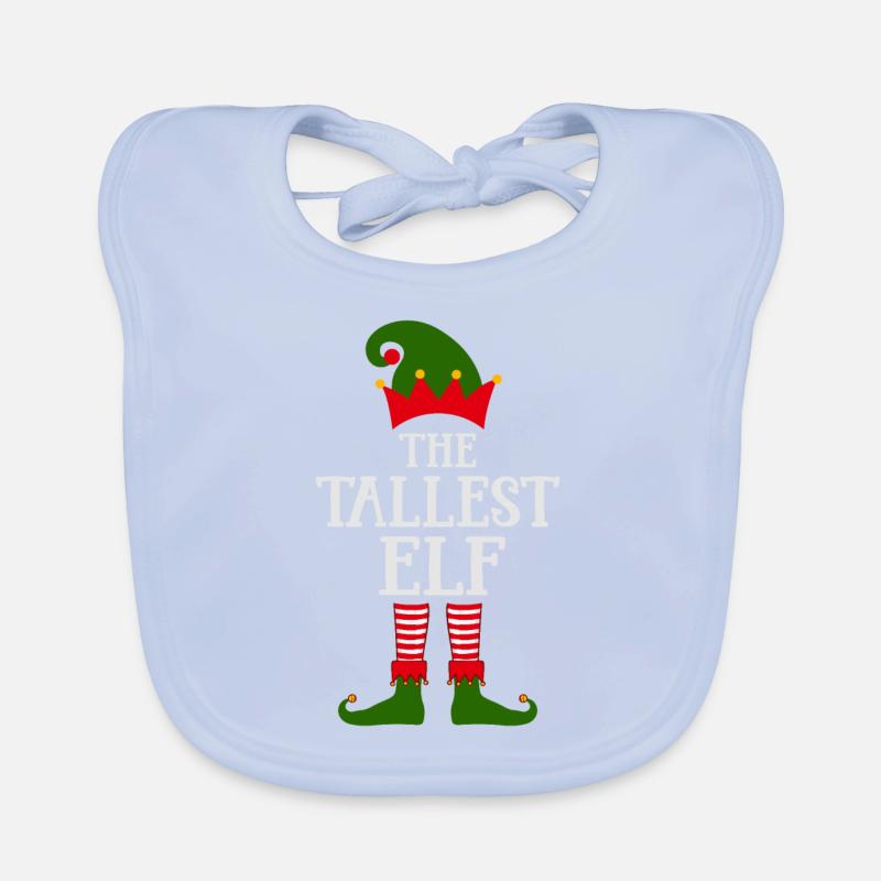 Die größte Elfe Norwegermuster Baby Bio-Lätzchen