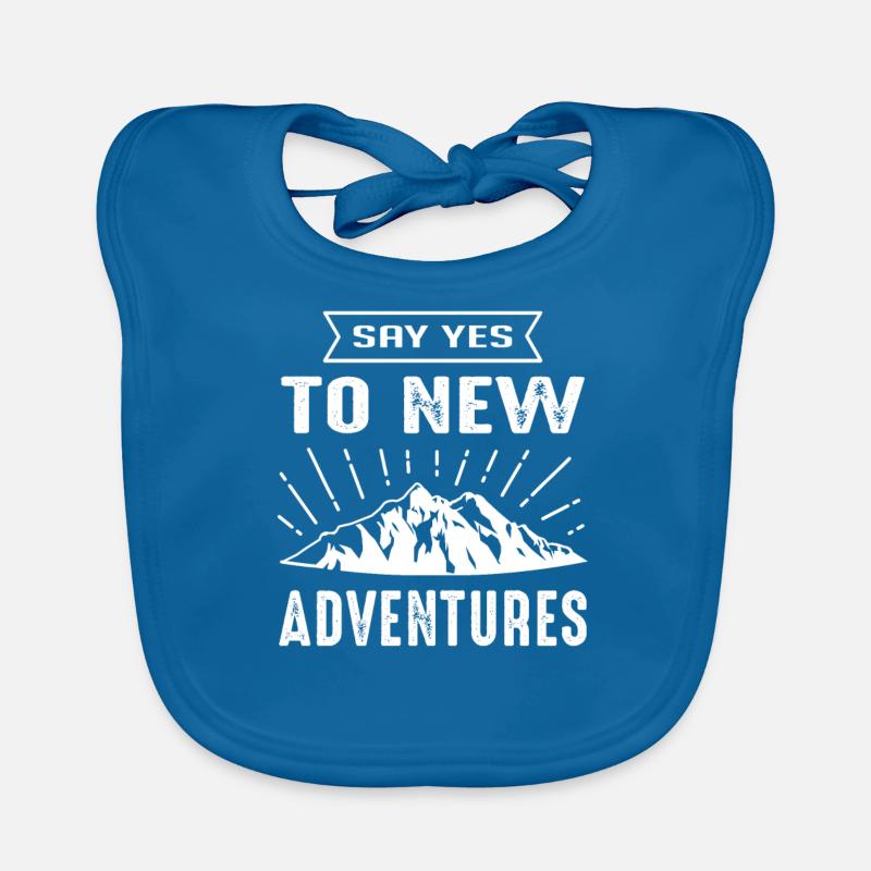 Dites oui à de nouvelles aventures Camping Bavoir bio Bébé
