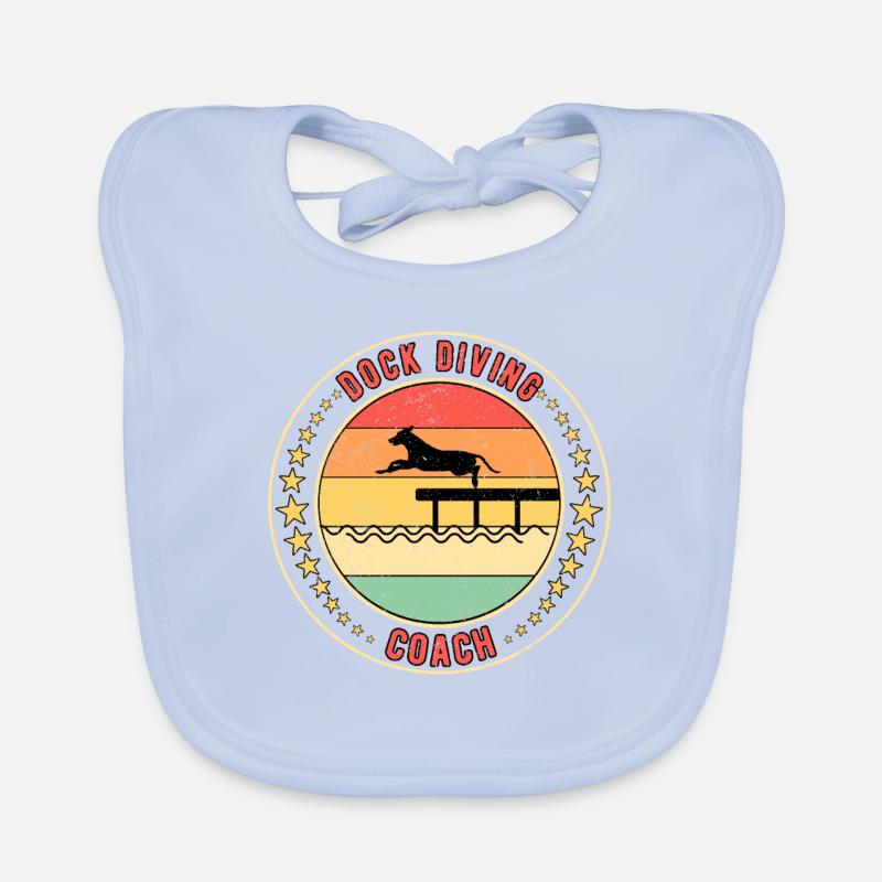Dock Diving Dock Jumping Dog Bavoir bio Bébé