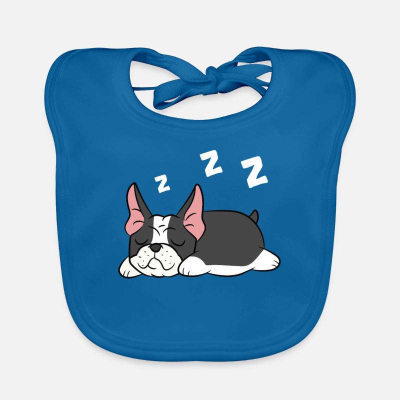 Boston Terrier Pyjama Mignon Boston Terrier Bavoir bio Bébé
