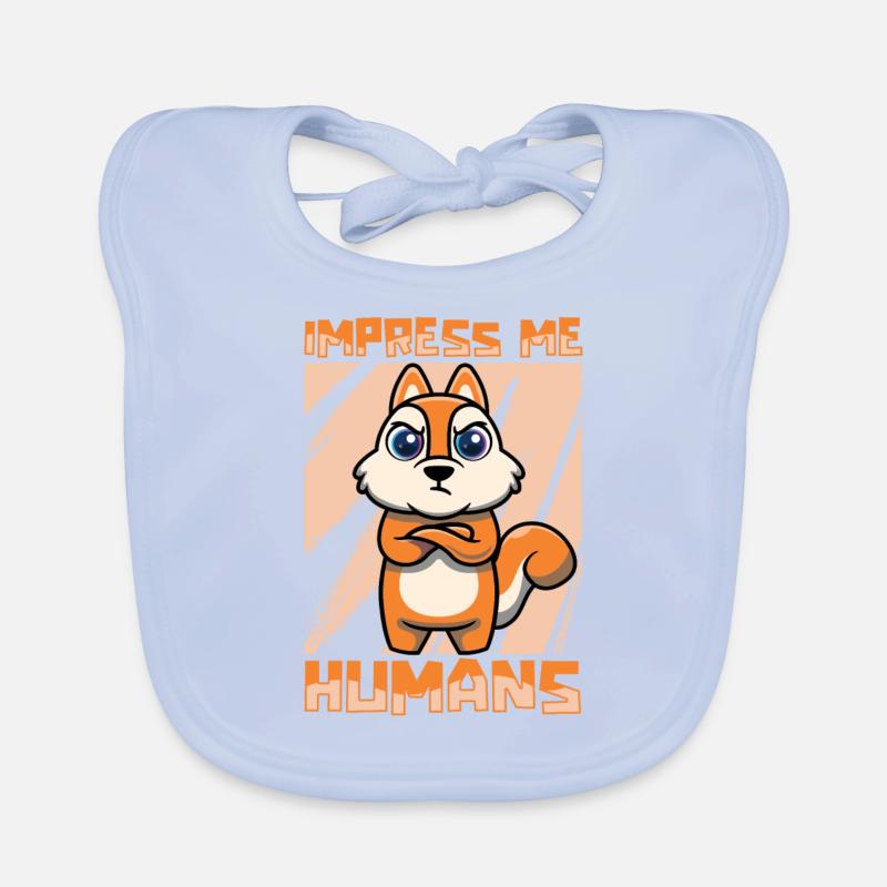 Eichhörnchen Baby Bio-Lätzchen