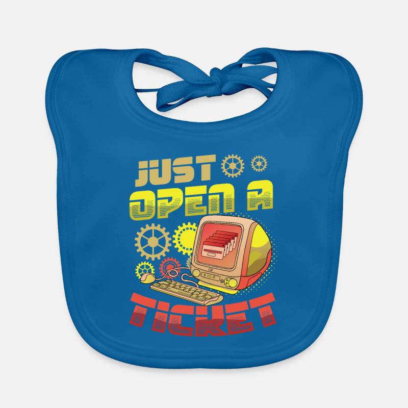 Il suffit d’ouvrir un ticket Support technique du centre d’assistance Bavoir bio Bébé