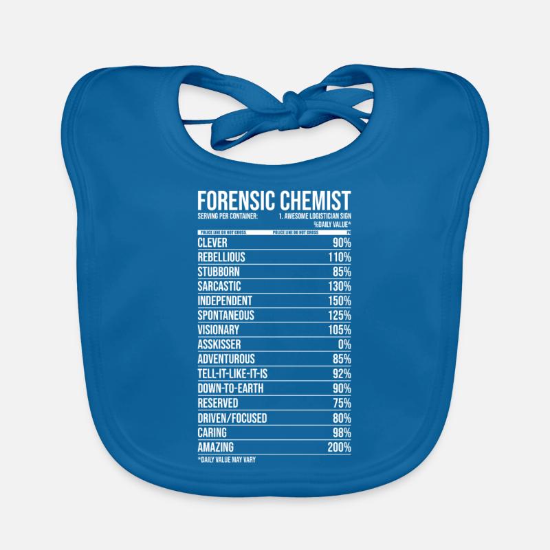 Forensic Chemist Daily Value Organic Baby Bibs