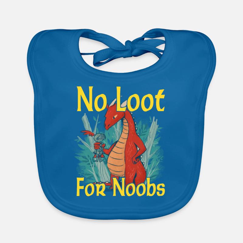 Pas de butin pour les noobs - Mmorpg Bavoir bio Bébé