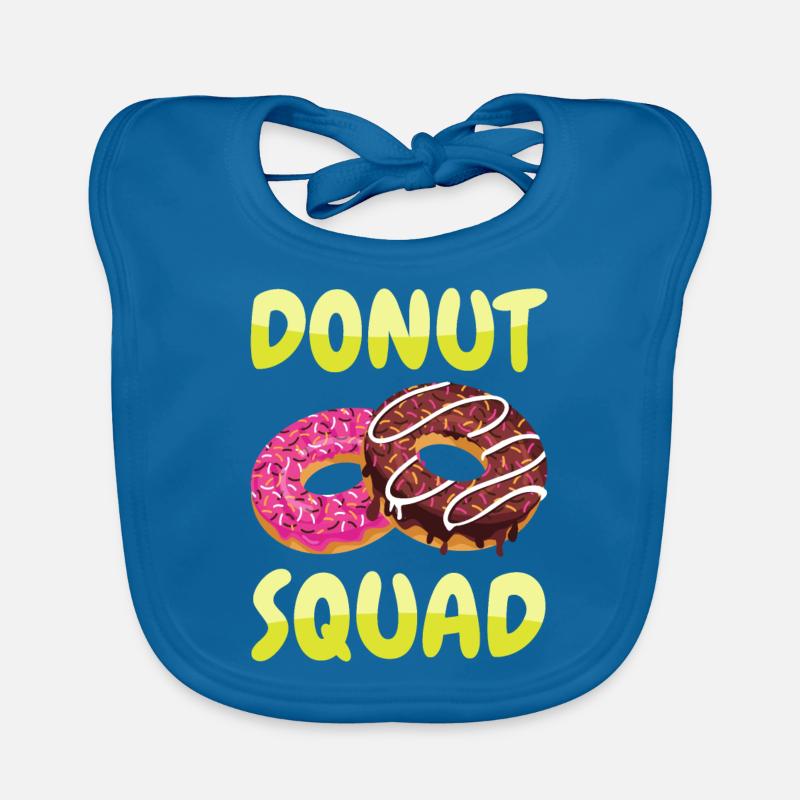 Donut Squad Donuts Organic Baby Bibs