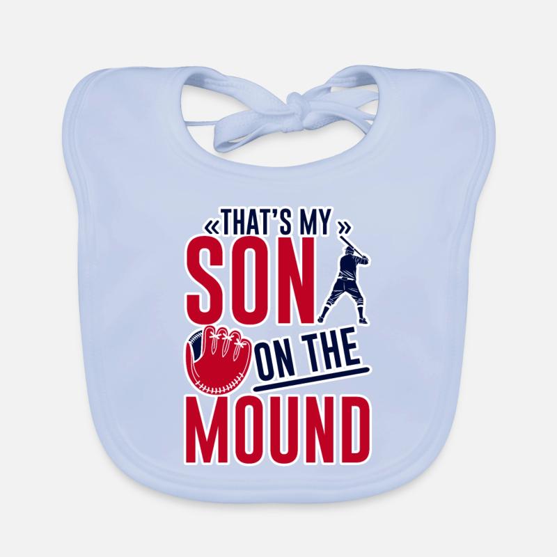 C’est mon fils sur le monticule 2 Bavoir bio Bébé