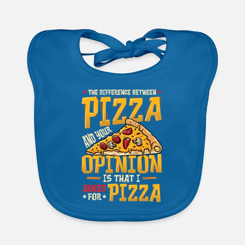 I asked for pizza. Organic Baby Bibs