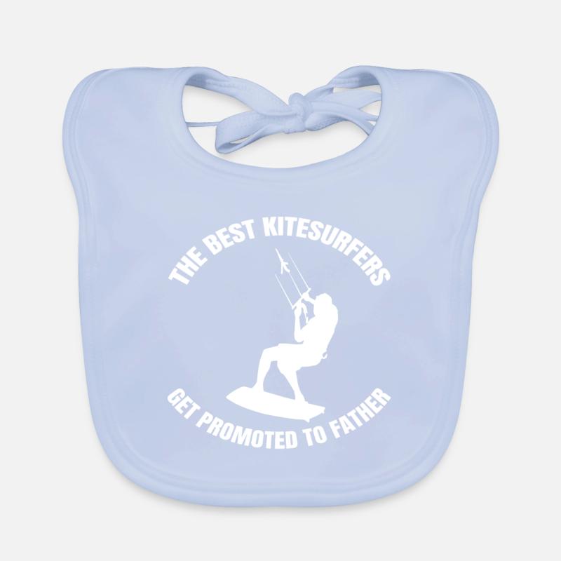 Kitesurfer Windsurfer Surfen Geschenk Windsurfing Baby Bio-Lätzchen