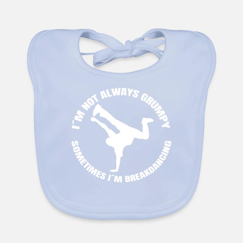 Dancesport Breakdance Gift Dancing Dancers Organic Baby Bibs