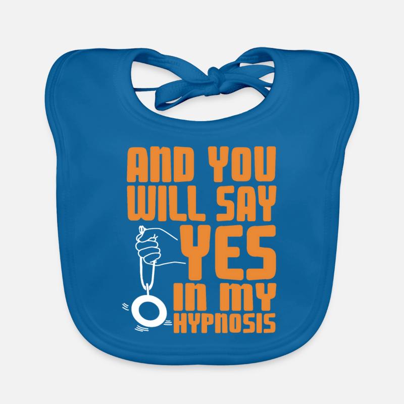 Et vous direz oui dans mon hypnose rétro drôle Bavoir bio Bébé
