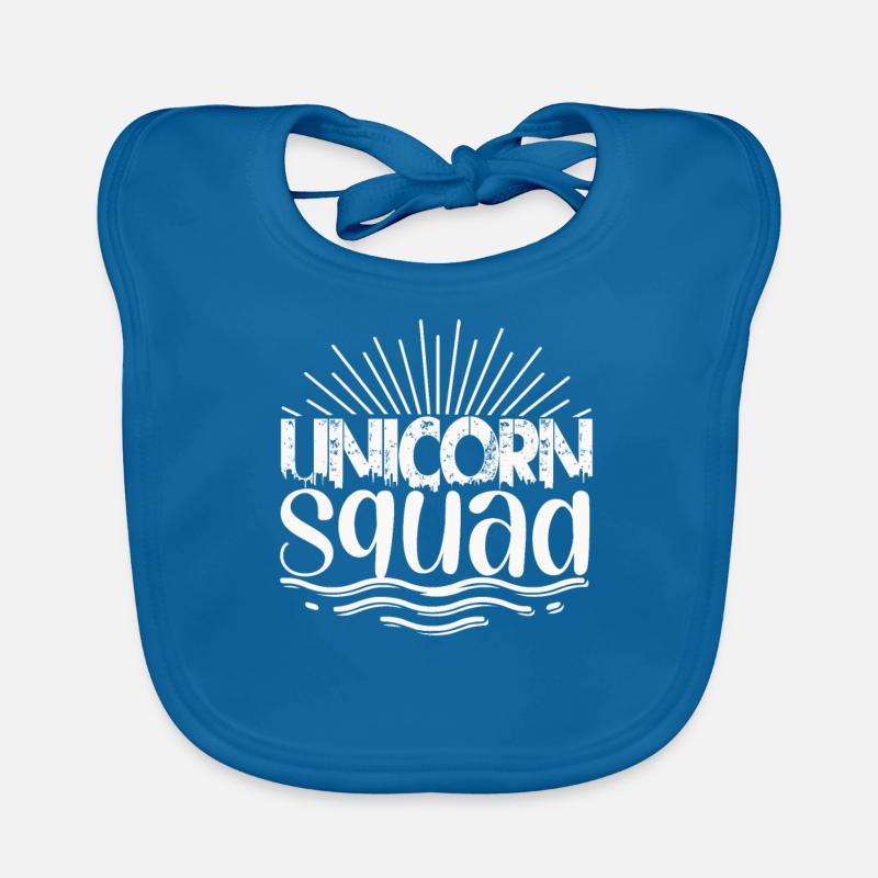 Licorne de l’escouade Einhorn Bavoir bio Bébé