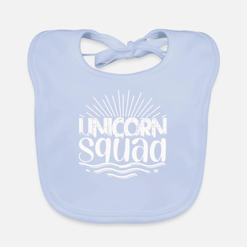 Licorne de l’escouade Einhorn Bavoir bio Bébé