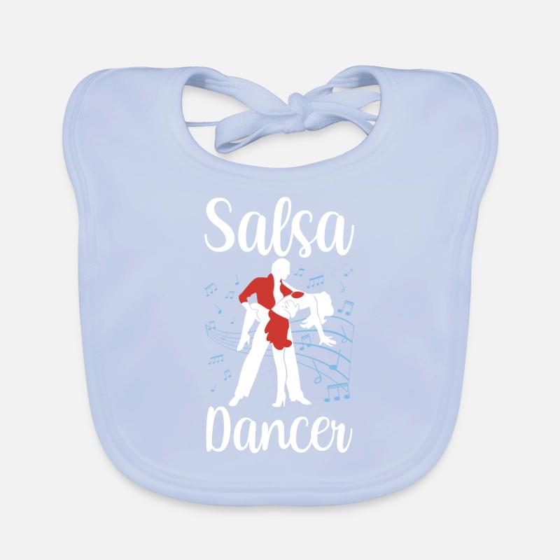 Salsa Dancer Dance Dancing Hobby Bavoir bio Bébé